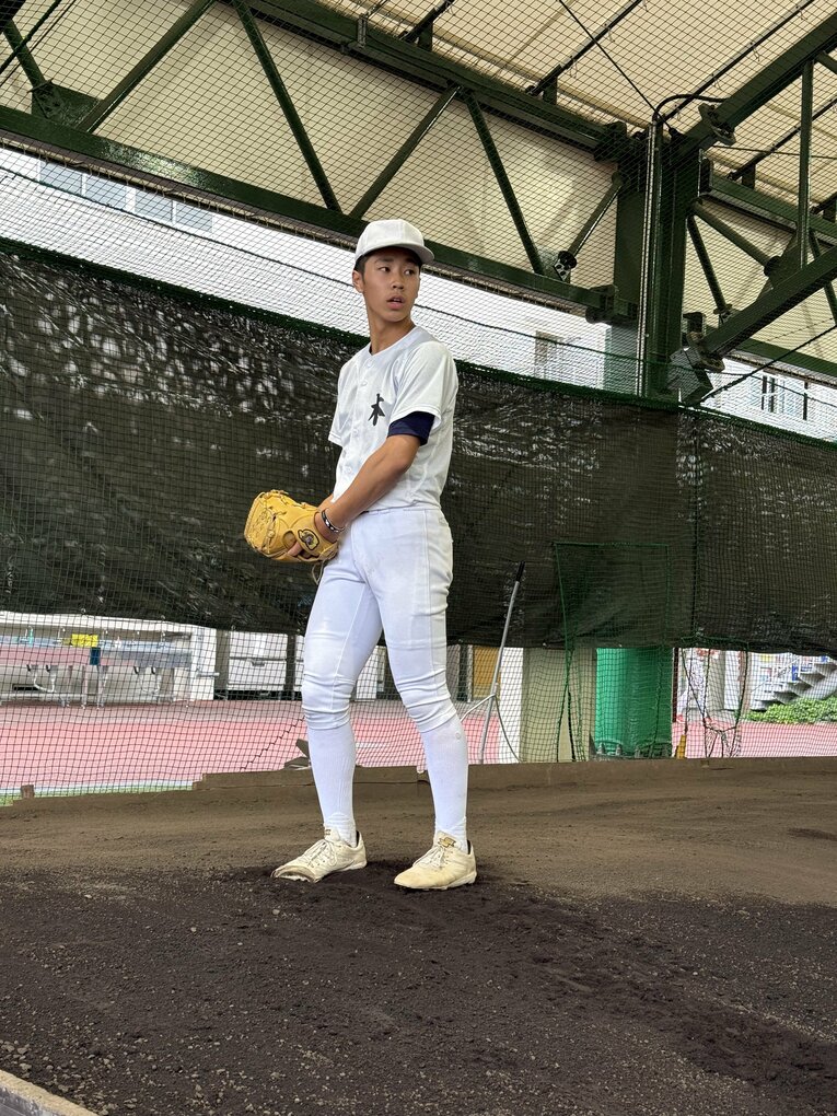 【投球フォーム】連続写真／林将輝　©Yuji Yanagawa