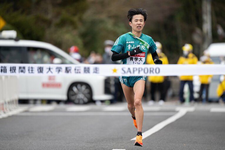 当日エントリー変更で5区山登りに抜擢された脇田　©Nanae Suzuki