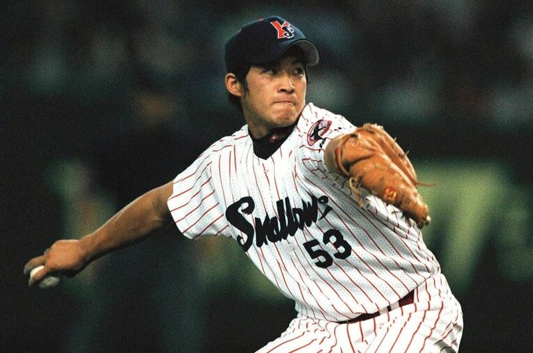 ヤクルトは10月12日、五十嵐亮太が、今季限りで現役を引退すると発表した（写真は2000年プロ野球オールスター） ／ photograph by Jiji Press