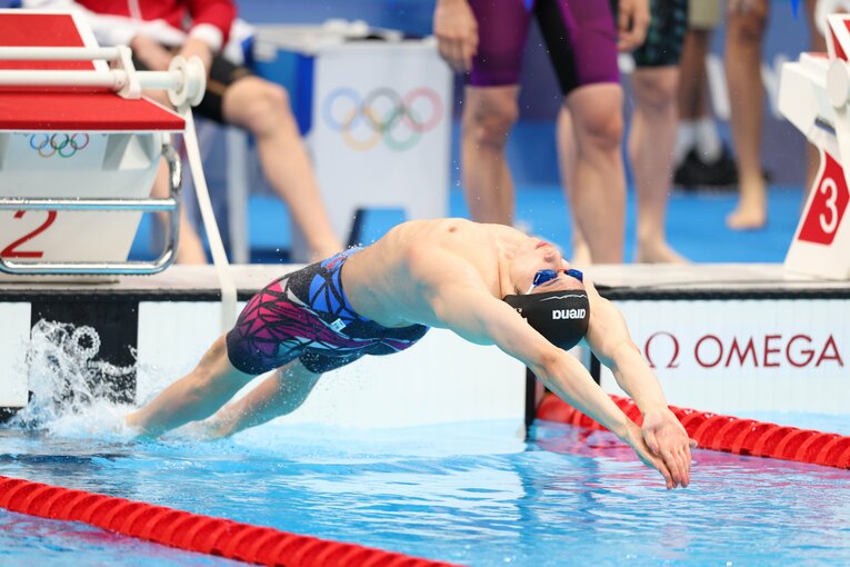 ロンドン大会では100mで銅、200mで銀を獲得した入江。東京の100ｍでは0,01秒及ばず決勝進出を逃した　©Ryosuke Menju／JMPA