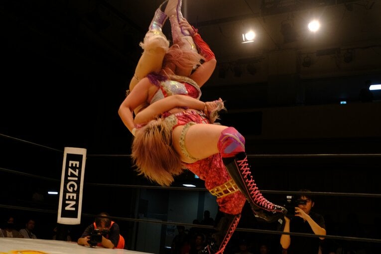マリーゴールドの人気女子レスラー・後藤智香　©Norihiro Hashimoto