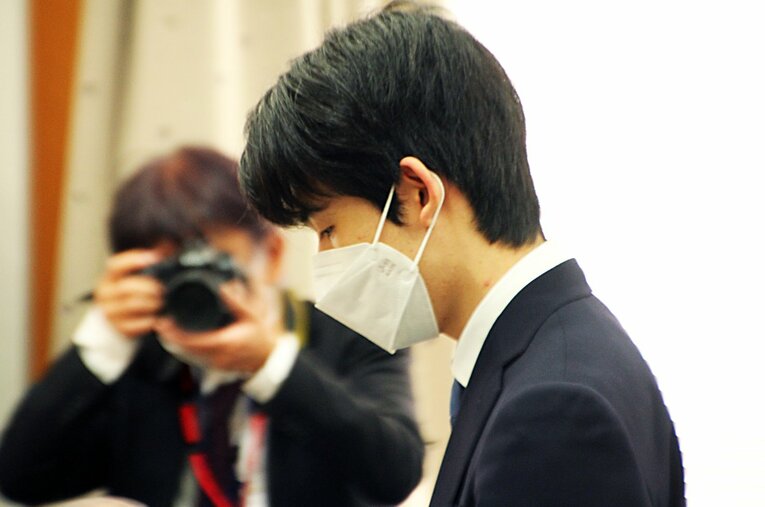 王将戦第1局前日の様子　©NumberWeb