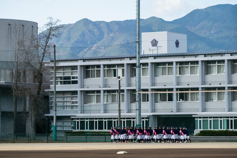 現在の智弁学園の練習風景　©︎Nanae Suzuki