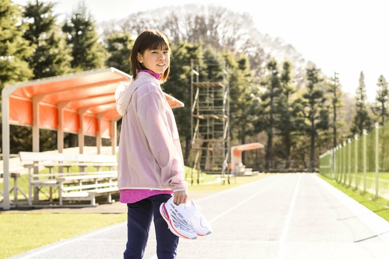 2023年8月の世界陸上に照準をあわせて準備しているという不破聖衣来　©︎Asami Enomoto