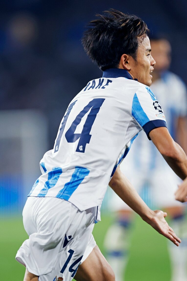 「タケはゴレアドール（点取り屋）だ！」“TAKEユニ少年”の久保建英評…初CLにリーガ6戦4発「ソシエダサポの愛と期待」は高まるばかり(21)