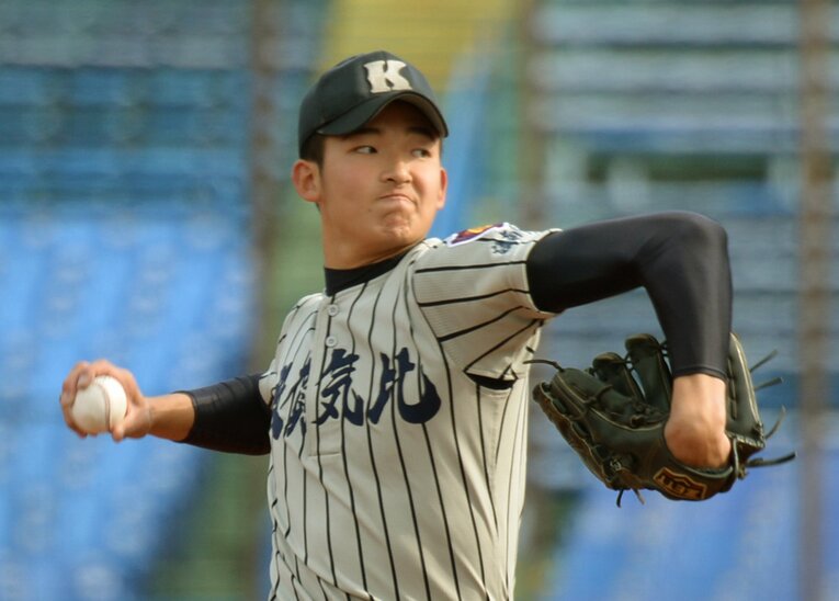 高校２年時に明治神宮大会に出場した時の一枚　©︎SANKEI SHIMBUN