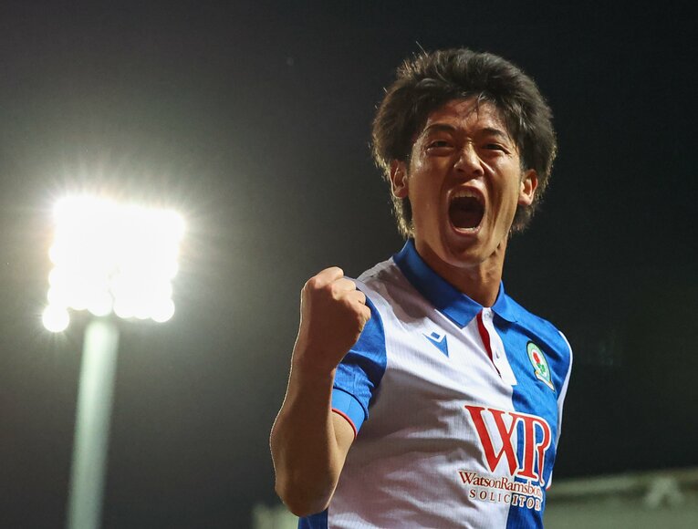 新天地ブラックバーンで得点を重ね、28歳で日本代表に初選出された大橋祐紀　©Getty Images