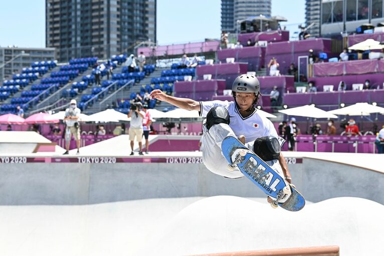 2021年8月には東京五輪でスケートボードに出場していた　©Asami Enomoto/JMPA
