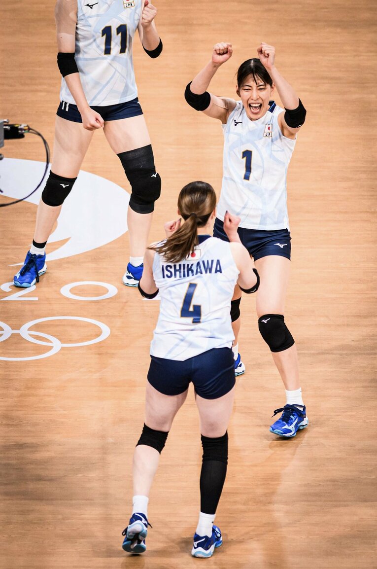 パリ五輪予選ラウンド・ケニア戦　©︎Volleyball World