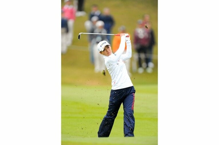 2013年の横峯©BUNGEISHUNJU