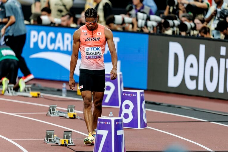 【東京世界陸上】1991年の高野進以来、34年ぶりとなる世界選手権での決勝進出を決めた中島　©Kiichi Matsumoto