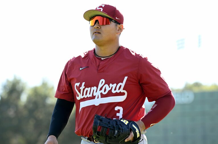 DeNAとソフトバンクから1位指名を受けたスタンフォード大の佐々木麟太郎。サプライズ指名を他球団のスカウトはどうみたのだろうか？ ／ photograph by Getty Images