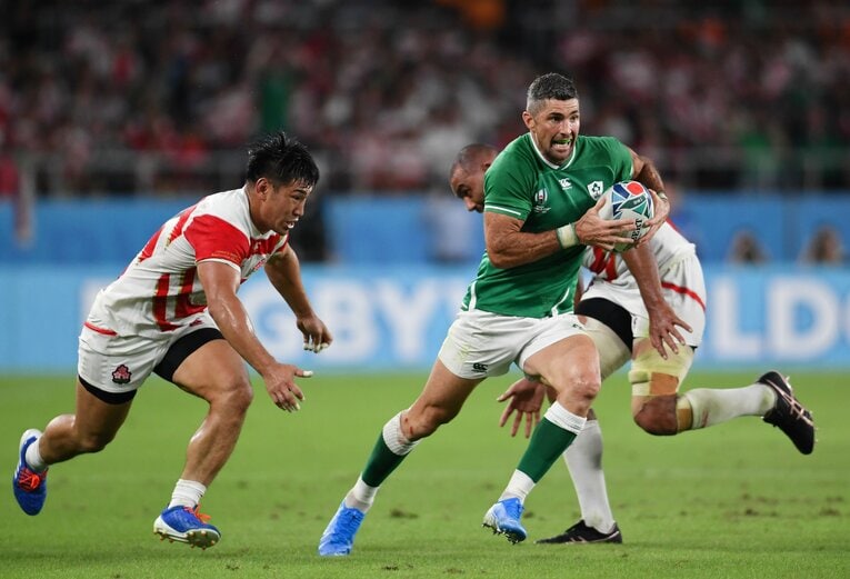 献身的なタックルが光った2019年W杯。10番田村優をサポートする役割も担った　ⒸGetty Images