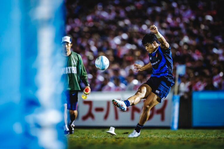 難敵フィジーを相手に劇的な逆転勝利を収めたフィジー戦　©Kiichi Matsumoto