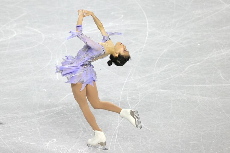 日本勢では、三原舞依が集中した演技を最後まで披露した