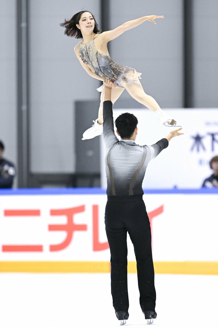 今季の国際大会初戦となった木下グループ杯フリーの演技　©Asami Enomoto