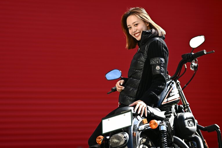 趣味はバイク。愛車とともに