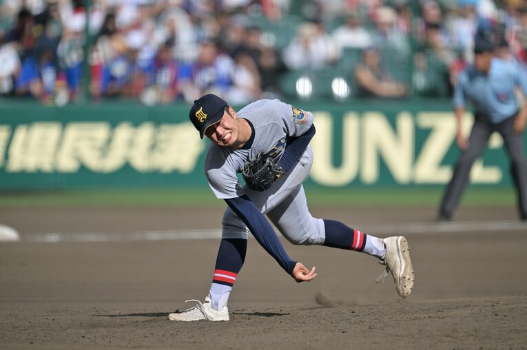 決勝・慶応戦での仙台育英の奮闘　©Hideki Sugiyama