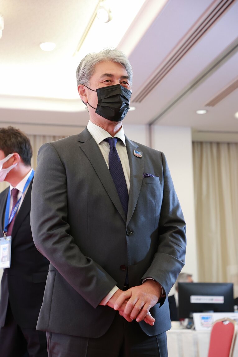 2022年ドラフト会議／ロッテ・吉井理人監督　©︎JMPA