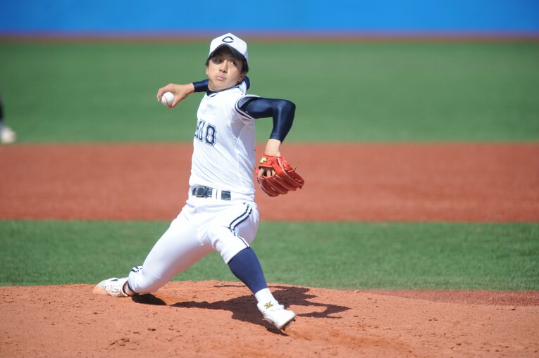 中大時代の澤村©Hitoshi Motsuzuki／AFLO