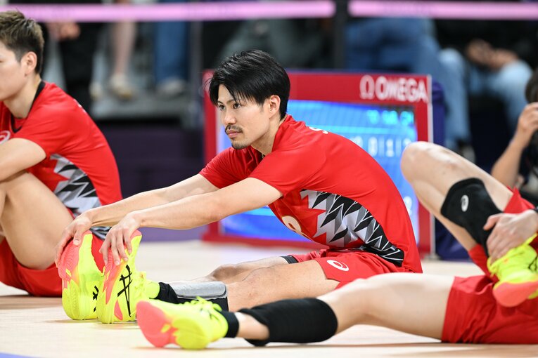 関田誠大（パリ五輪 ドイツ戦）©︎Kaoru Watanabe/JMPA