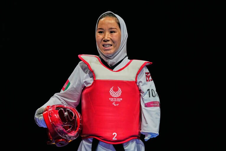 テコンドー女子代表のザキア・フダダディ ©Getty Images