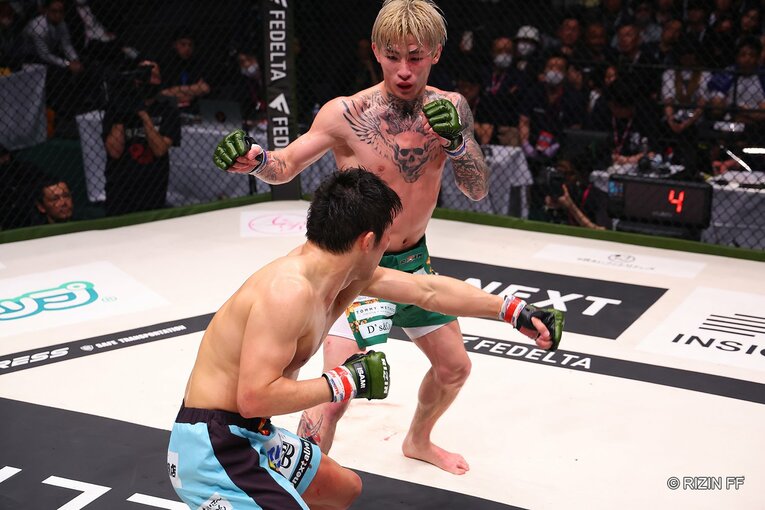 『RIZIN LANDMARK 5』斎藤裕vs平本蓮　©RIZIN FF