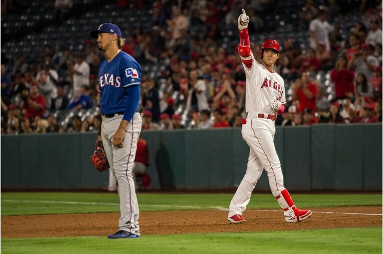 エンゼルス1年目の2018年　©Nanae Suzuki