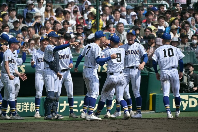 準決勝の様子…決勝進出を決めた健大高崎　©Hideki Sugiyama