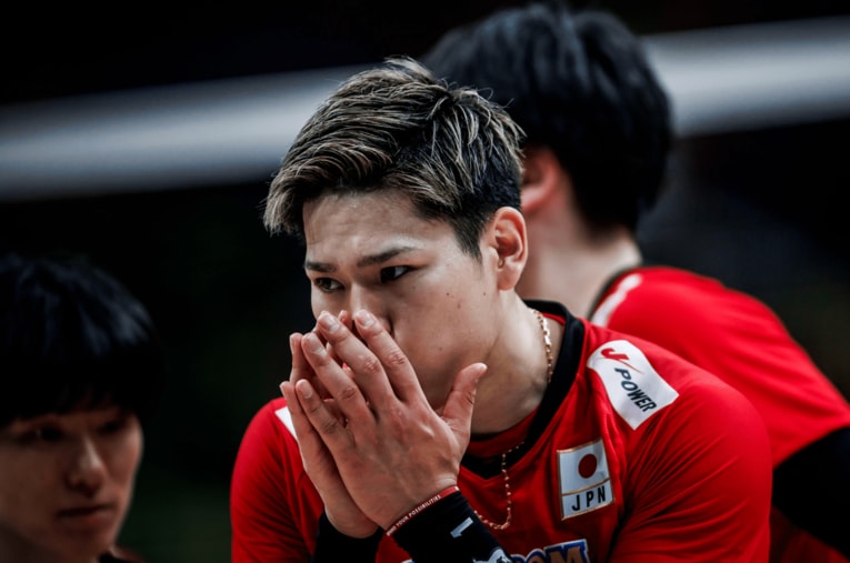 西田有志（VNLセルビア戦）©︎Volleyball World