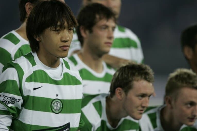 セルティック時代の中村俊輔　©Sports Graphic Number