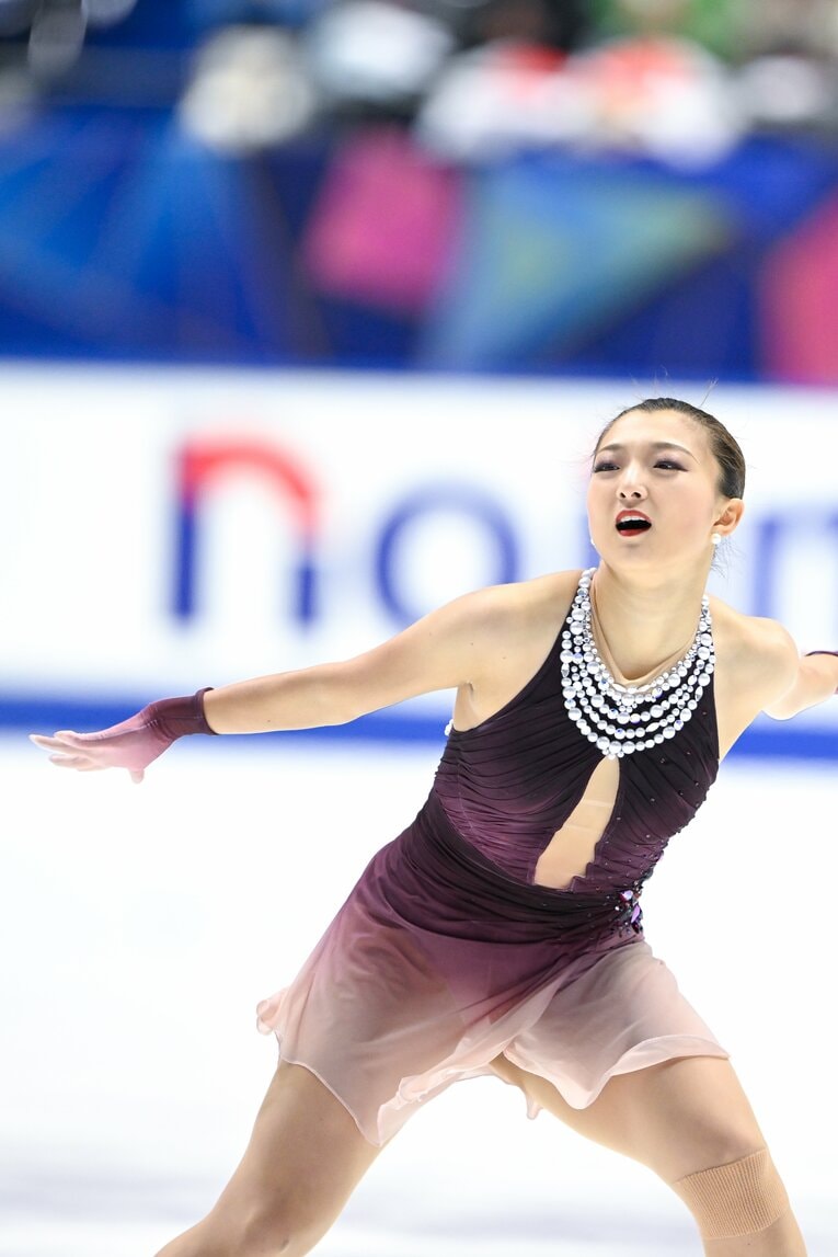 NHK杯で圧巻の演技を見せ、優勝を果たした坂本花織　©Asami Enomoto