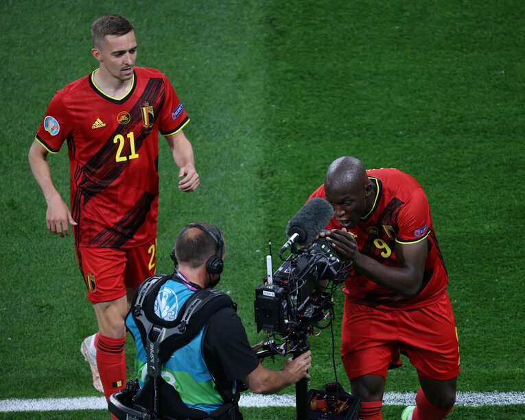 エリクセンにエールを送ったルカク©Getty Images