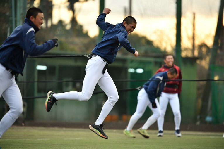 大阪桐蔭の練習風景（2022年）　©︎Hideki Sugiyama