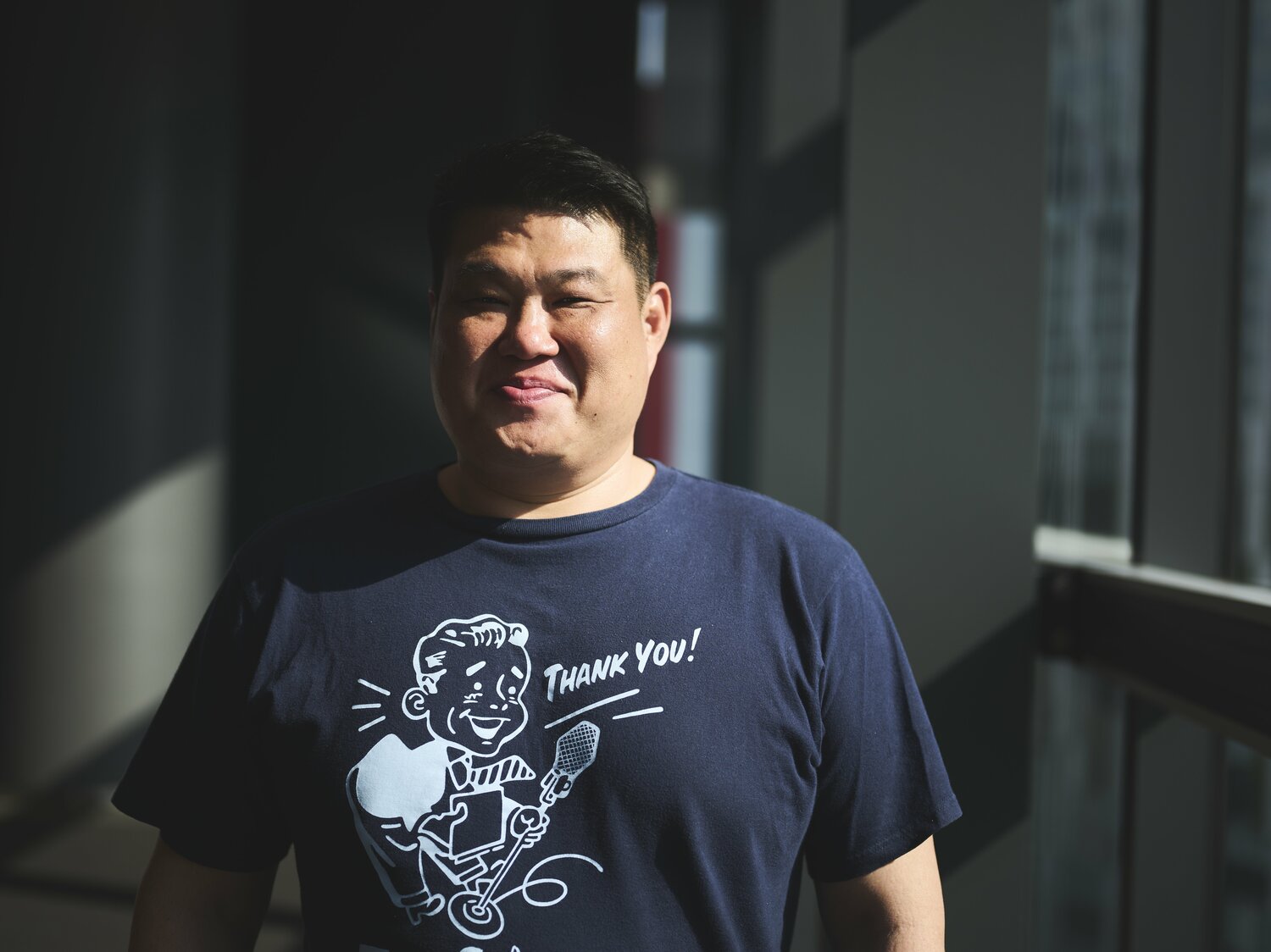 元幕内・春日王の金成澤（キム・ソンテク）。朝青龍とは相撲教習所で出会った。「私が腕立てを110回やったら隣で200回やるんです」　©Yuki Suenaga