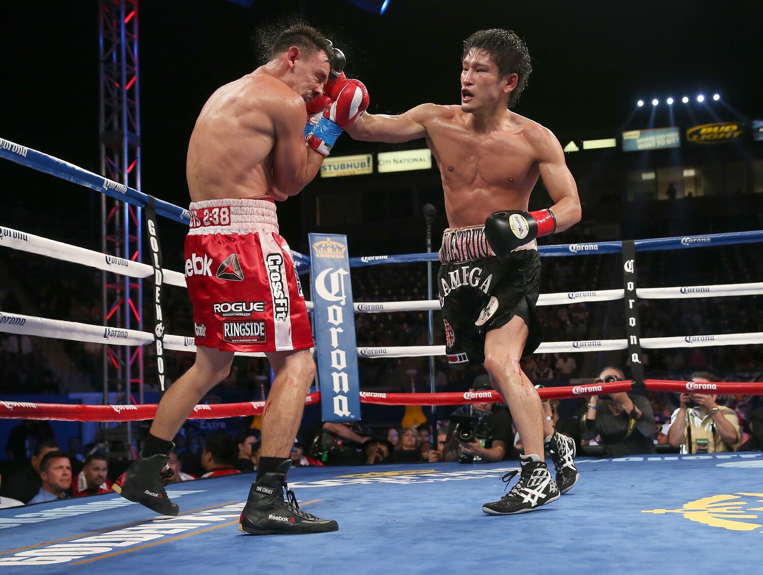 ゲレーロとのファイトで亀海はアメリカでの評価を上げた　©Getty Images