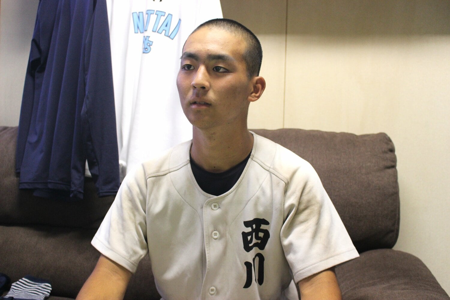 箕島高2年生キャッチャー、西川篤人　©NumberWeb