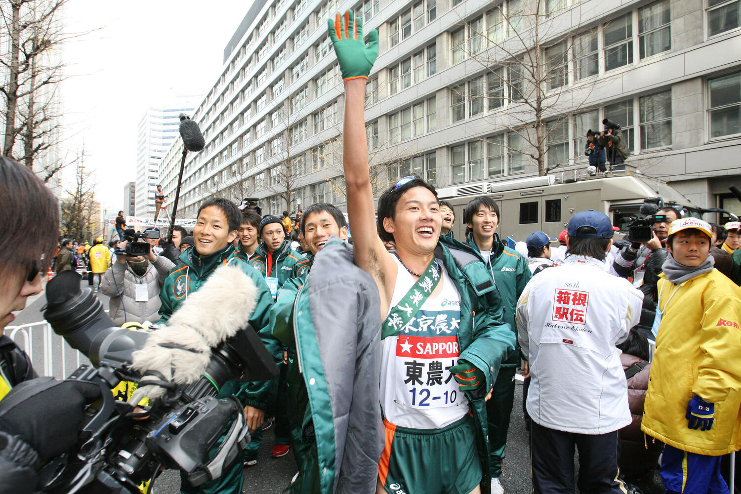 2010年は総合5位となった東京農業大学。2014年第90回大会を最後に9年連続で本戦不出場が続いている　©JIJI PRESS