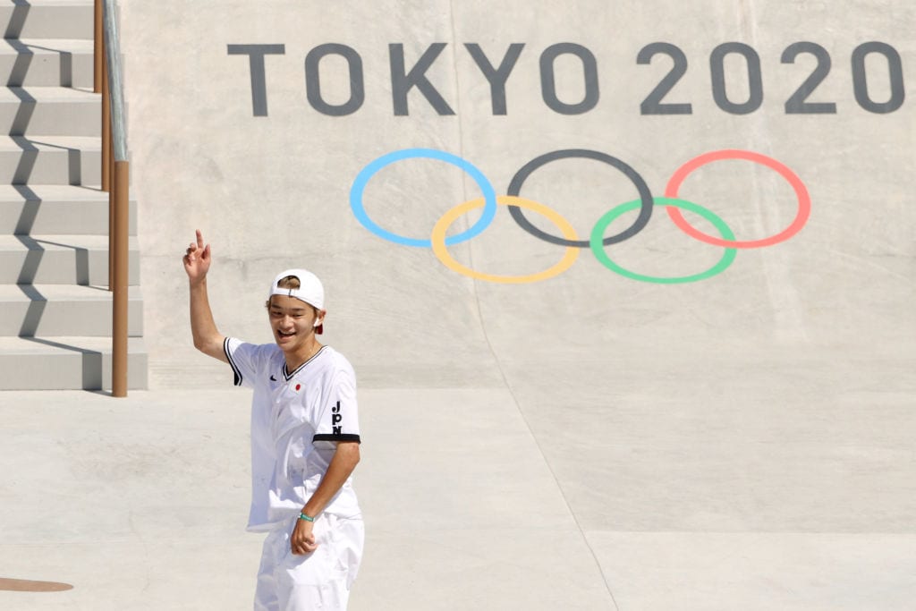 東京五輪の白井　©Ezra Shaw/Getty Images