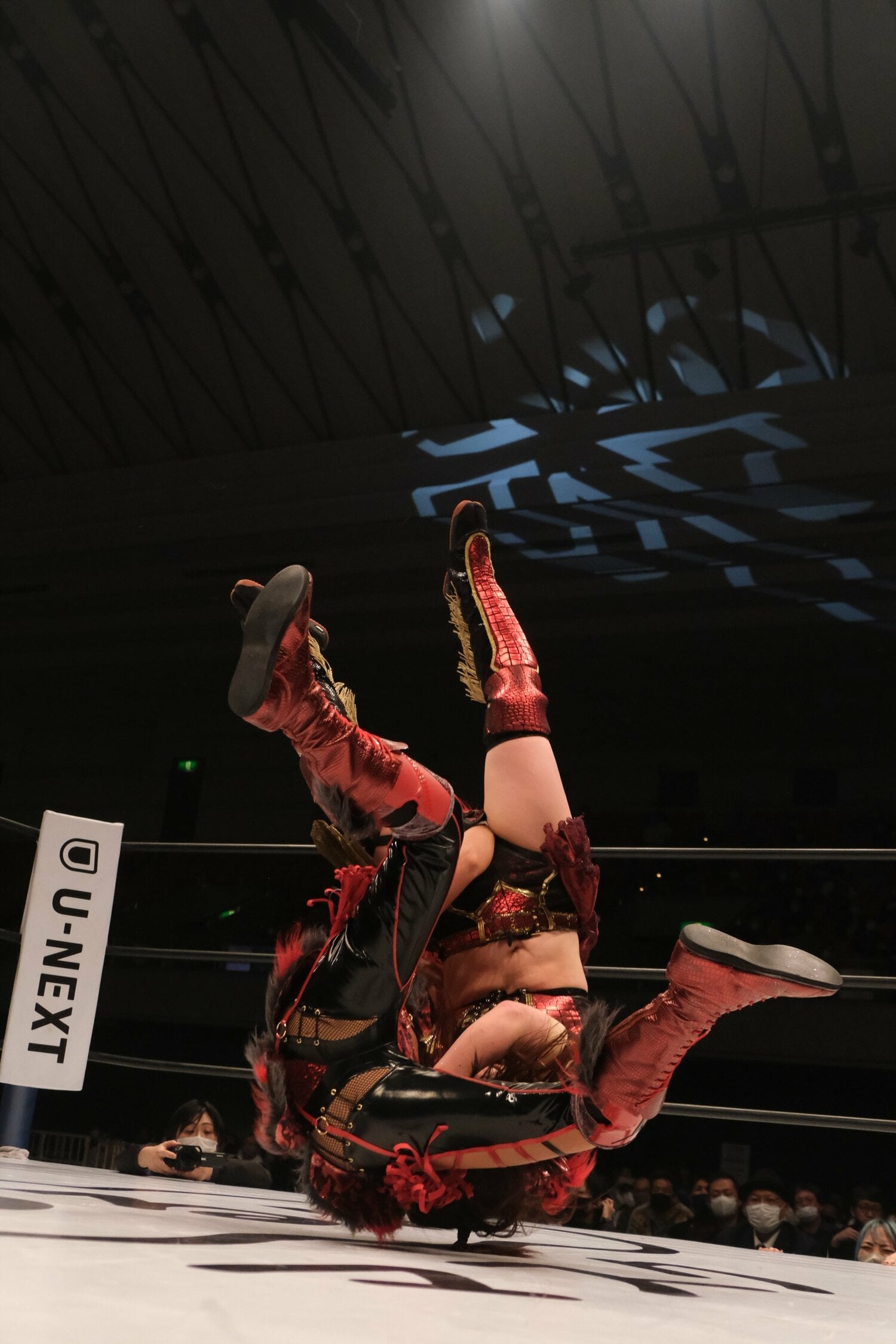 ノーザンライト・ボムで3カウントを奪った