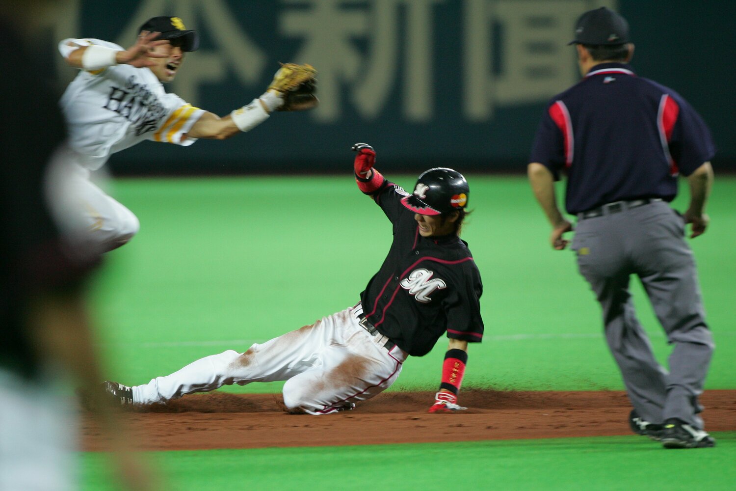 この年、盗塁王のタイトルを獲得していた西岡　©Hideki Sugiyama