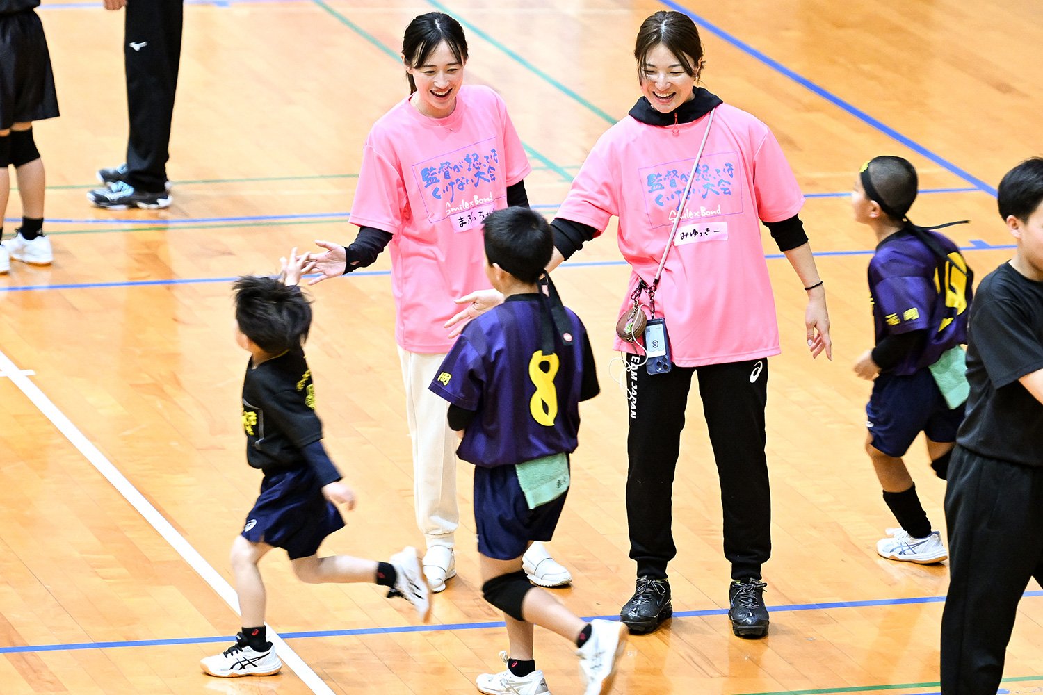 HEROsアスリートとして参加した、馬淵優佳さん（左）と竹村幸さん