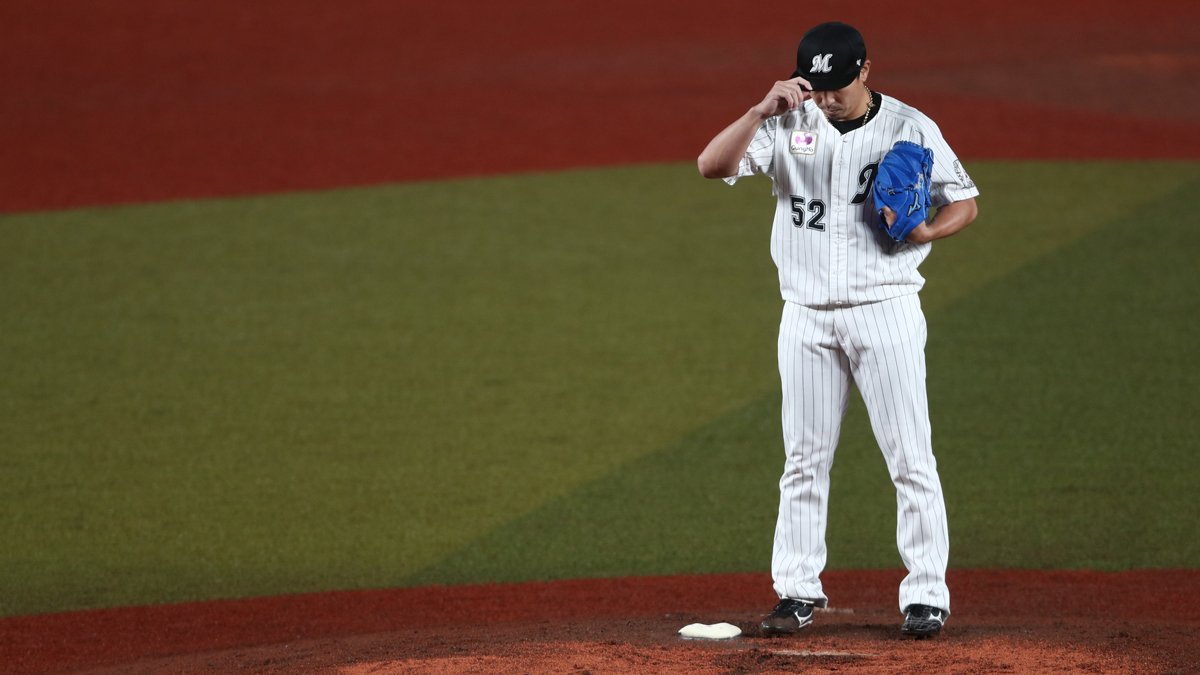 マリンスタジアムの登板数は320試合を数える益田直也　©Chiba Lotte Marines　