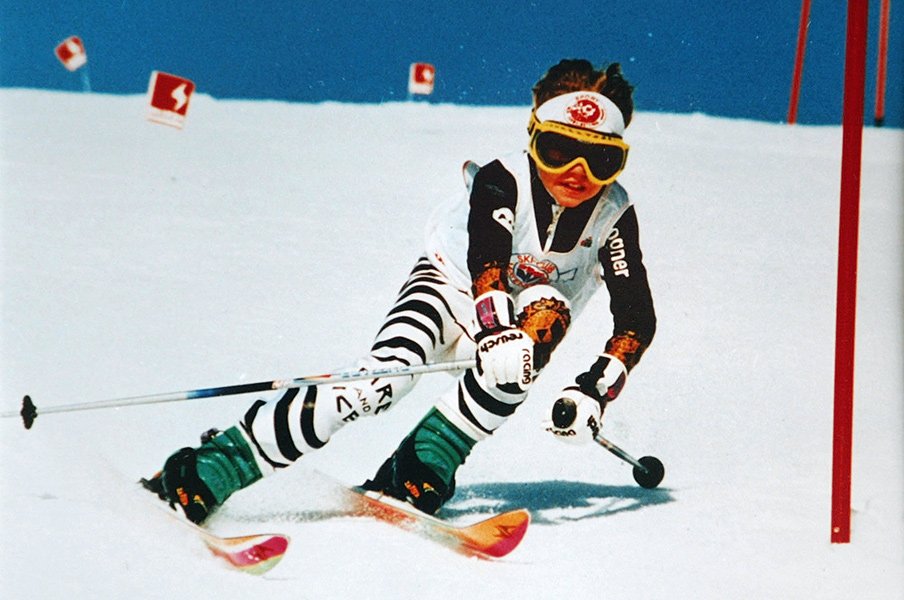 幼少時代はスキーに熱中していたという©Getty Images