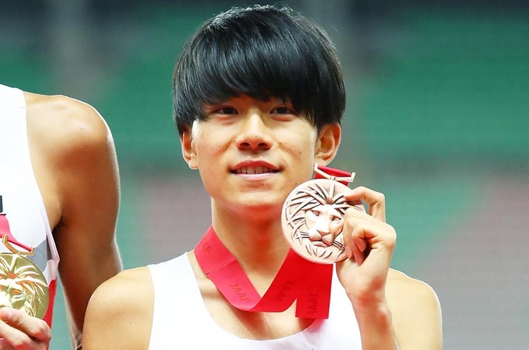 2020年12月の日本選手権、当時中央大1年生だった吉居大和は5000mで3位に入賞 ／ photograph by AFLO