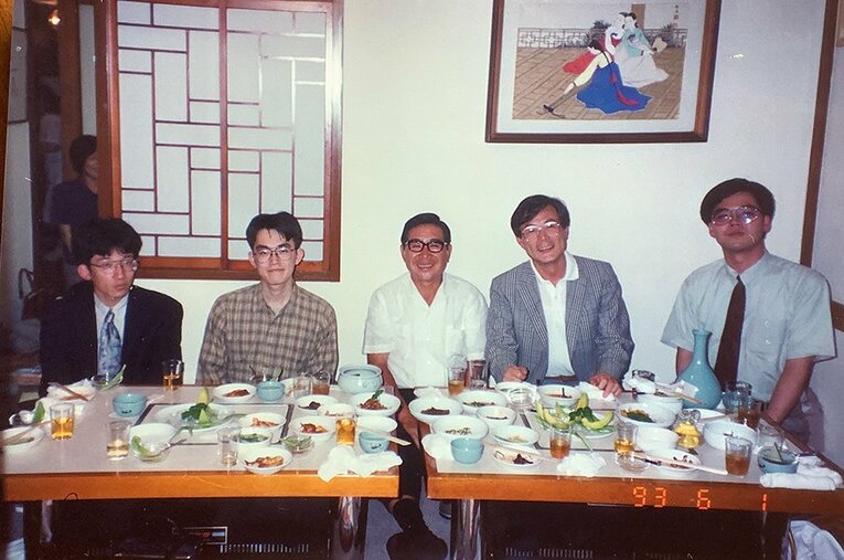 大橋巨泉を囲んで　©Noboru Tamaru