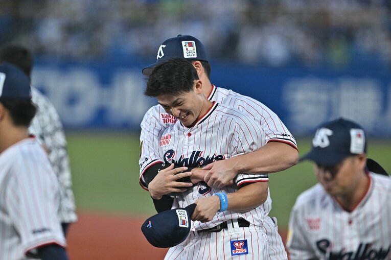 三冠王を獲得したヤクルト・村上宗隆  ©︎Hideki Sugiyama