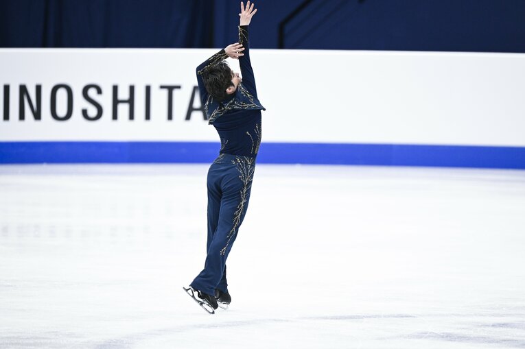 2022年世界選手権で優勝した宇野昌磨　©︎Asami Enomoto
