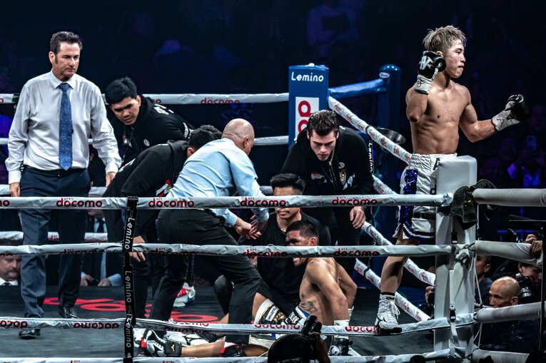 2023年12月26日、マーロン・タパレス戦 ／ photograph by Takuya Sugiyama