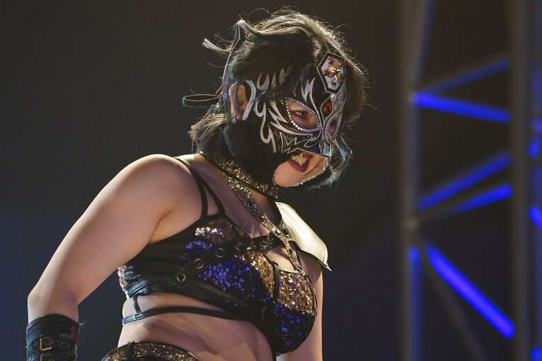 新たな戦闘マスクを装着して『5★STAR GP』に臨んだスターライト・キッド